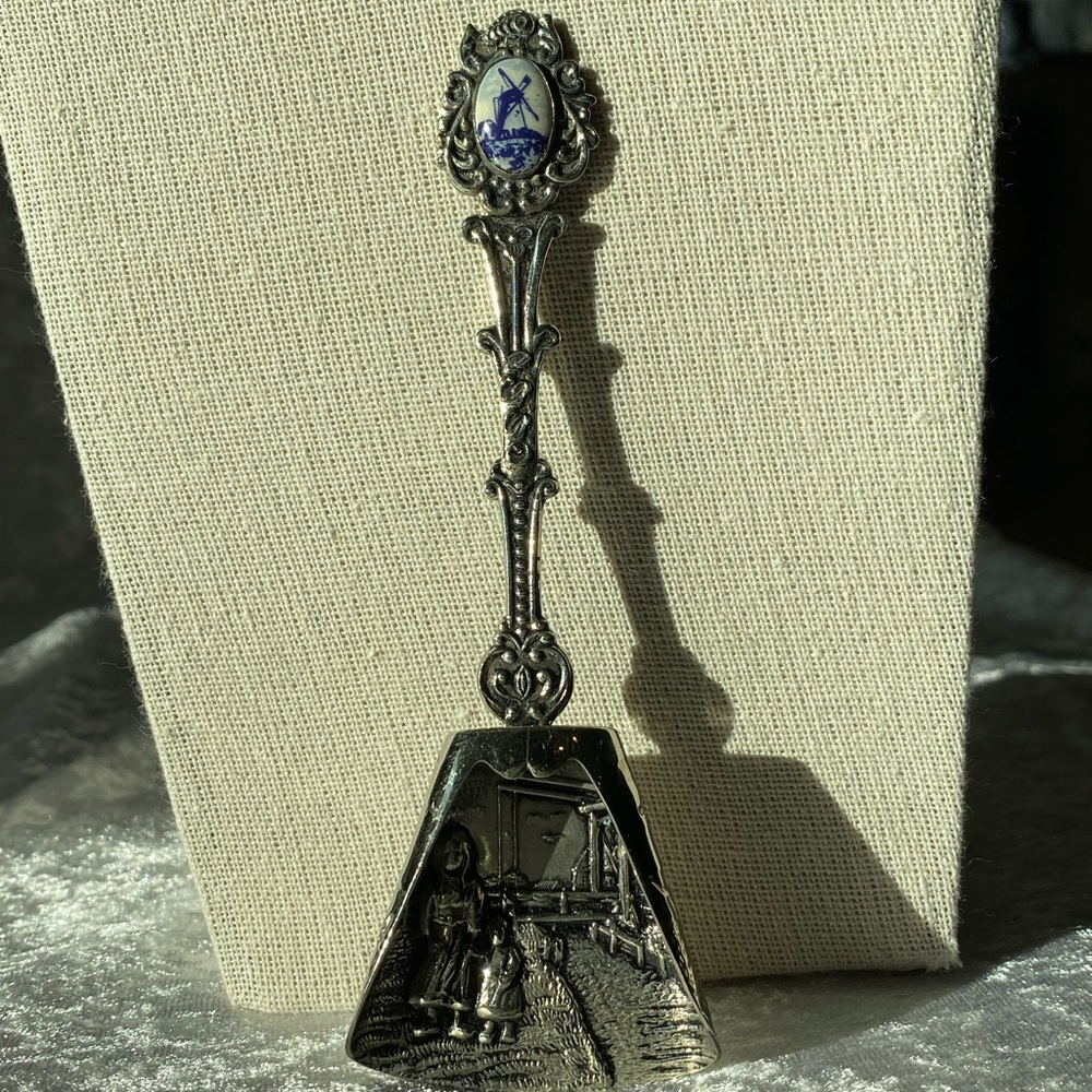 Vintage Dutch Holland Silver Shovel Spoon